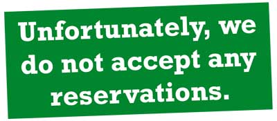 Yarok – Unfortunately, we do not accept any reservations.